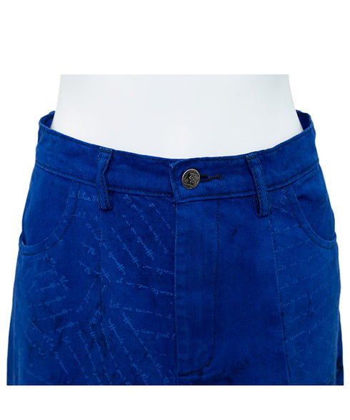 Asymmetric Stitch Dyed Skirt